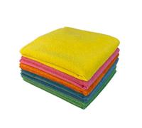 GoodHome Multicolours Microfibre Kitchen Cleaning Cloth, Pack Of 5