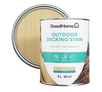 GoodHome Natural Matt Quick Dry Decking Wood Stain, 5L