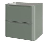 GoodHome Nevado Standard Matt Green Wall-Mounted Bathroom Vanity Unit (H) 600mm (W) 600mm
