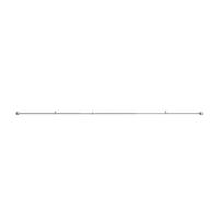 GoodHome Olympe Grey Chrome Effect Extendable Ball Single Curtain Pole Set, (L)2000mm-3300mm (Dia)19mm