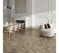 GoodHome Ottavio Natural Matt Wood Effect Porcelain Indoor Wall & Floor Tile, Pack Of 3, (L)600mm (W)600mm