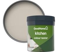 GoodHome Paint Beige Matt Wall & Ceiling Emulsion Paint, 50Ml Tester Pot