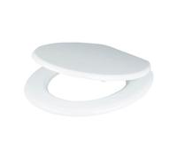 GoodHome Palmi White Round Standard Close Toilet Seat