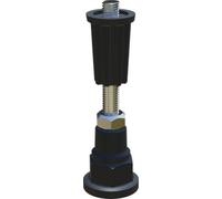 GoodHome Paya Black Plastic & Steel Shower Tray Feet, Pack Of 5