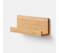 GoodHome Pecel Grey Bamboo & Magnetic Rubber Shelving (L)255mm (D)72mm