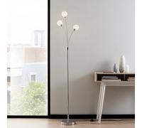GoodHome Phaidros Chrome Effect Floor Light