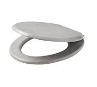GoodHome Pilica Grey Standard Soft Close Toilet Seat