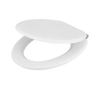 GoodHome Pilica White Soft Close Toilet Seat Durable Bathroom WC Modern Hygienic