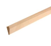 GoodHome Planed Natural Pine Chamfered Architrave (L)2100mm (W)44mm (T)15mm