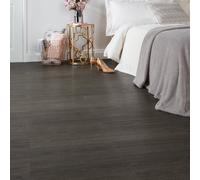GoodHome Poprock Dark Grey Wood Effect Self-Adhesive Vinyl Plank, 0.97M²