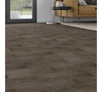 GoodHome Poprock Grey Wood Effect Self-Adhesive Vinyl Plank, 0.97M²