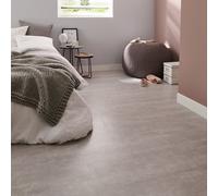 GoodHome Poprock Light Grey Tile Stone Effect Self-Adhesive Vinyl Tile, 1.3M²