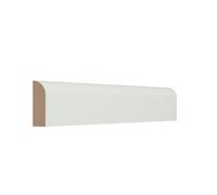 GoodHome Primed White Mdf Round Architrave (L)2100mm (W)69mm (T)14.5mm
