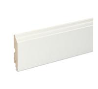 GoodHome Primed White Mdf Skirting Board (L)2200mm (W)90mm (T)16mm