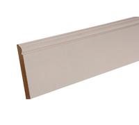 GoodHome Primed White Mdf Torus Skirting Board (L)2400mm (W)119mm (T)18mm