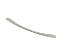 GoodHome Primel Satin Nickel Effect Any Room Furniture Bow Pull Handle (L)16Cm (D)27mm, Pack Of 6