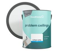 GoodHome Problem Ceilings Brilliant White Matt Ceiling Emulsion Paint, 5L