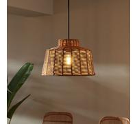 GoodHome Puffbird Round Lamp Shade (D)35Cm