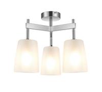 GoodHome Quadryx Satin Nickel Effect 3 Light Spotlight