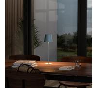 GoodHome Quelea Matt Blue Integrated Led Table Lamp