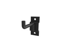 GoodHome Rand Powder-Coated Black Small Tool Hook (W)30mm