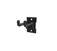 GoodHome Rand Powder-Coated Black Small Tool Hook (W)42mm