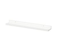GoodHome Rigga Matt White Rectangular Photo Shelf (L)60Cm X (D)10Cm