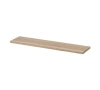 GoodHome Rigga Modular Oak Effect Oak Effect Rectangular Floating Shelf (L)80Cm X (D)19Cm