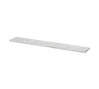 GoodHome Rigga Modular White Marble Effect Rectangular Floating Shelf (L)118Cm X (D)19Cm