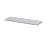 GoodHome Rigga Satin Light Grey Rectangular Floating Shelf (L)60Cm X (D)19Cm