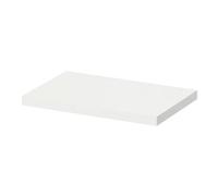 GoodHome Rigga Satin White Rectangular Floating Shelf (L)30Cm X (D)19Cm