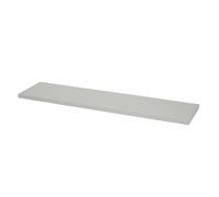 GoodHome Rigga Satin White Rectangular Floating Shelf (L)80Cm X (D)19Cm