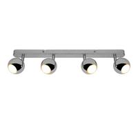 GoodHome Roccheta Gloss Chrome Effect 4 Light Spotlight