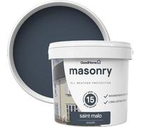 GoodHome Saint Malo Smooth Matt Masonry Paint, 5L Tub