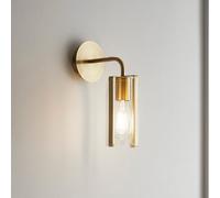 GoodHome Saiphi Contemporary Gold Effect Wall Light