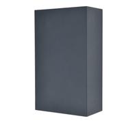 GoodHome Salesian Adjustable Matt Dark Grey Mains-Powered (Wired) Integrated Led Outdoor Double Wall Light 1500Lm