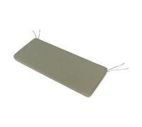 GoodHome Sand Plain Colour Cotton Effect Outdoor Bench Cushion (L)116.5Cm (W)47.5Cm