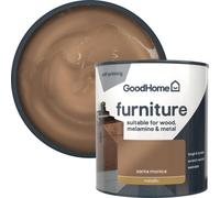 GoodHome Santa Monica Metallic Effect Satin Furniture Paint, 500Ml