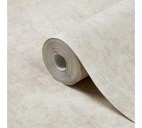 GoodHome Sarry Beige Concrete Effect Shabby Chic Textured Wallpaper