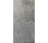 GoodHome Shaded Slate Anthracite Matt Porcelain Indoor Wall & Floor Tile Sample