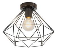 GoodHome Smertrio Modern Matt Metal Black Ceiling Light
