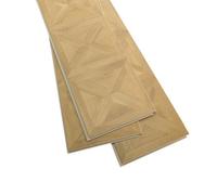 GoodHome Staccato Patterned Gloss Natural Oak Effect Laminate Flooring Sample