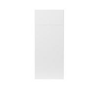 GoodHome Stevia Gloss White Slab Door & Drawer 300mm