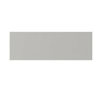 GoodHome Stevia Innovo Handleless Matt Pewter Grey Slab Drawer Front, Pack Of 2 (H)340mm (W)997mm (T)18mm