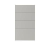 GoodHome Stevia Matt Grey Drawer Front, Pack Of 1 (H)715mm (W)397mm (T)18mm