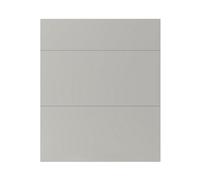 GoodHome Stevia Matt Grey Drawer Front, Pack Of 1 (H)715mm (W)597mm (T)18mm