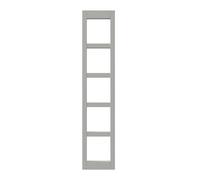 GoodHome Stevia Matt Grey Wine Rack Fascia, (H)715mm(W)147mm