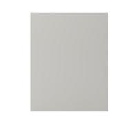 GoodHome Stevia Matt Pewter Grey Slab Lh Standard End Panel (H)720mm (W)570mm