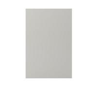 GoodHome Stevia Matt Pewter Grey Slab Standard Clad On End Panel (H)934mm (W)640mm