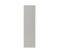GoodHome Stevia Matt Pewter Grey Slab Tall Wall Cabinet Door (W)250mm (H)895mm (T)18mm